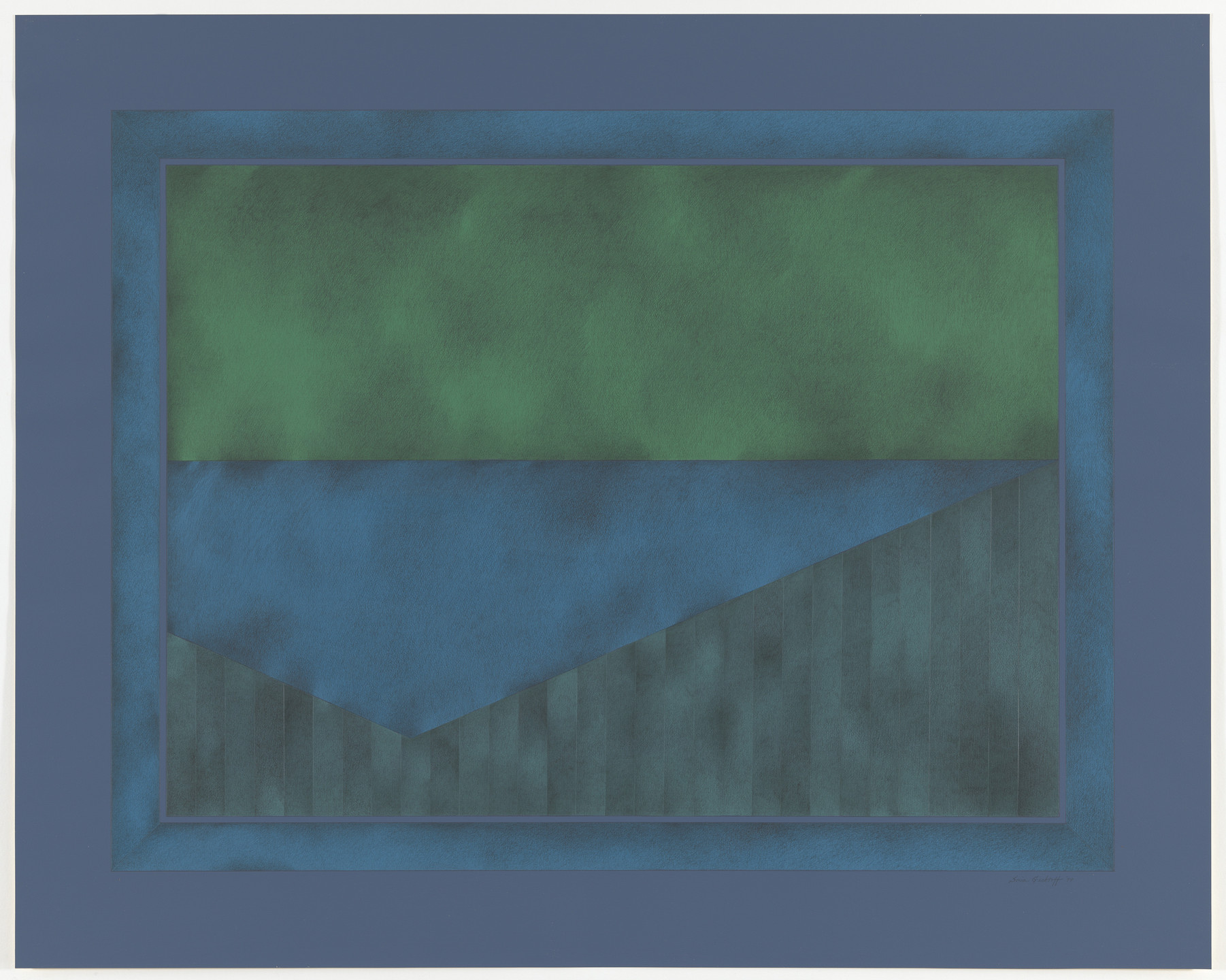 Sonia Gechtoff. Sea Window, II. 1979