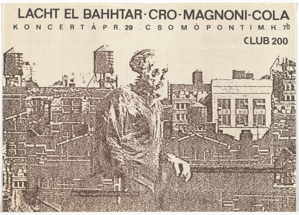 Lacht El Bahhtar, Cro Magnoni Cola (Poster for a concert)