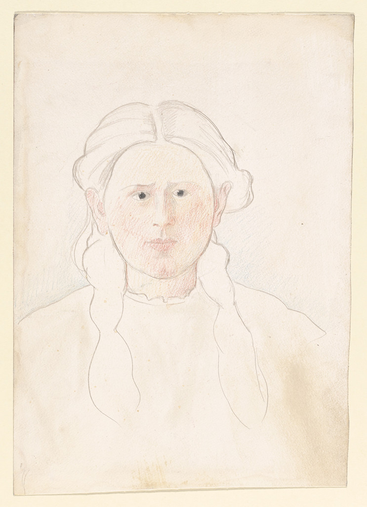 Young Girl with Braids