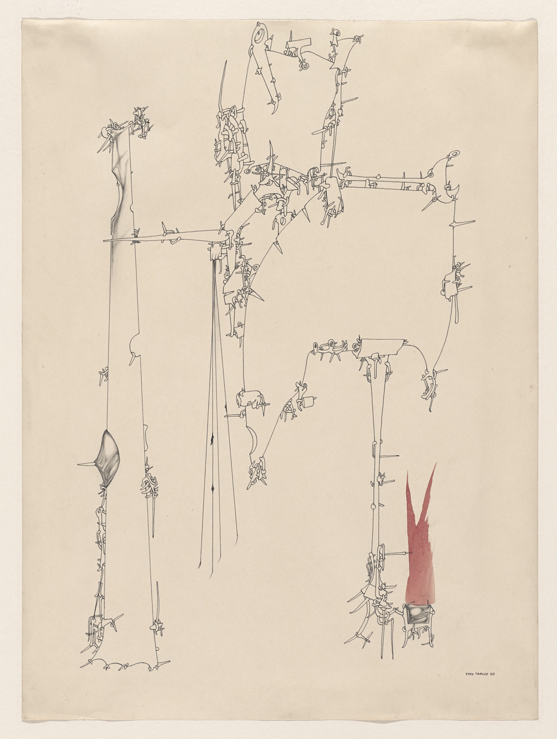 Yves Tanguy. Untitled. 1949