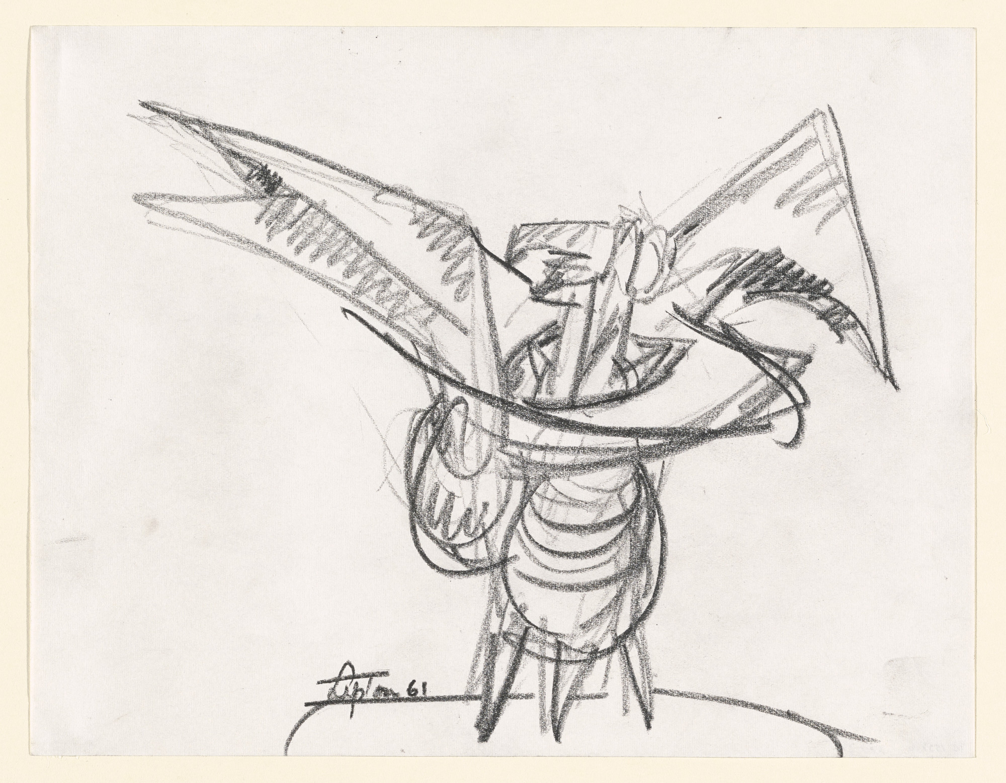 Seymour Lipton. Study for Eagle
