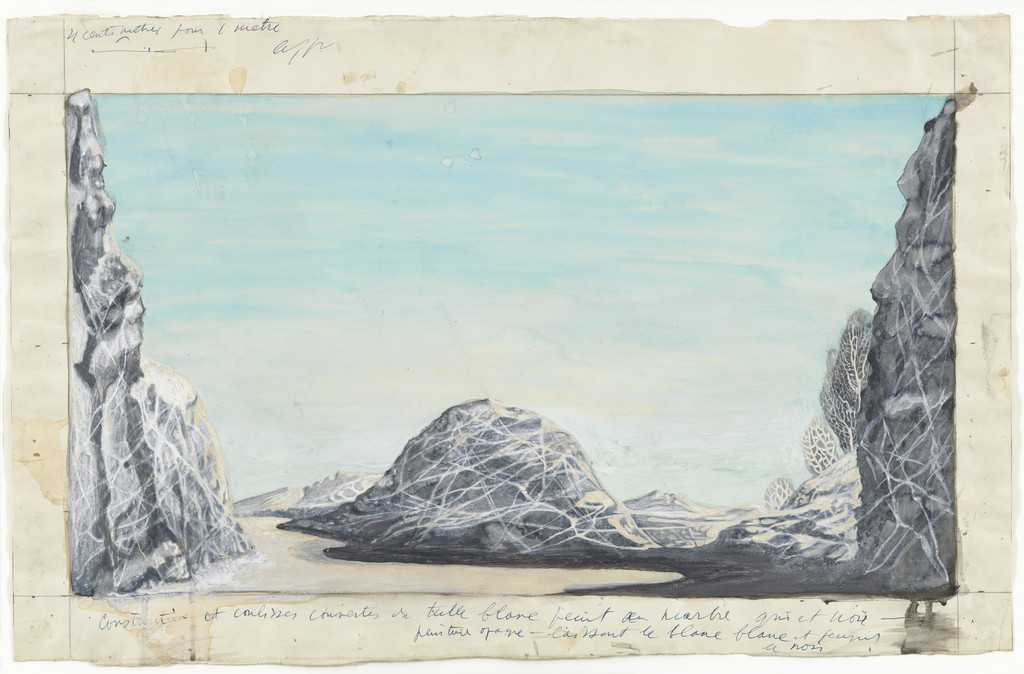 Set design for the ballet Apollon Musagète