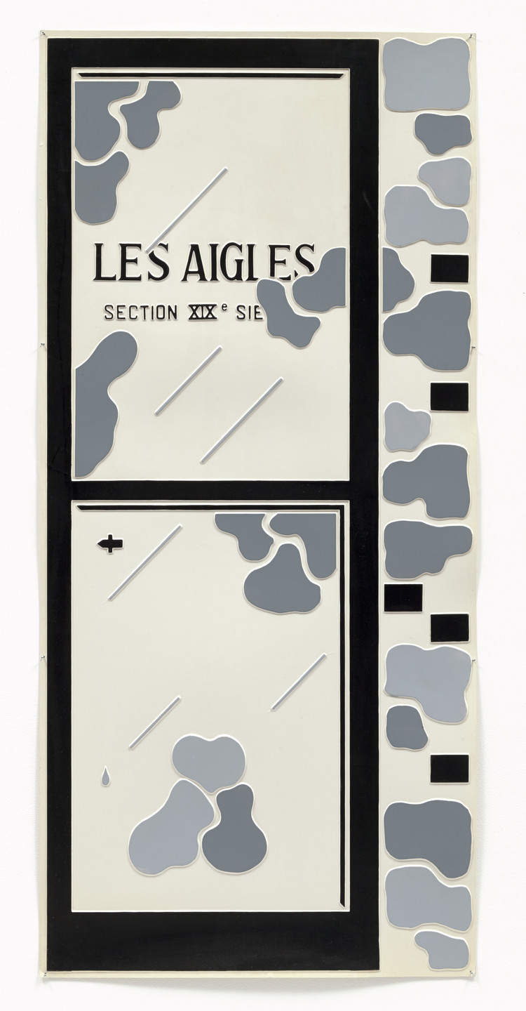 Marcel Broodthaers. Museum of Modern Art. The Eagles. 19th-Century Section (Musée d'Art Moderne. Les Aigles. Section XIXe siècle). 1969