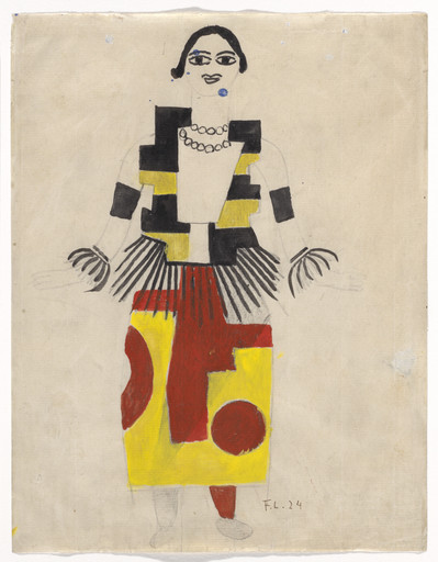 Fernand Léger. A Skater. Costume design for the ballet Skating Rink. 1924