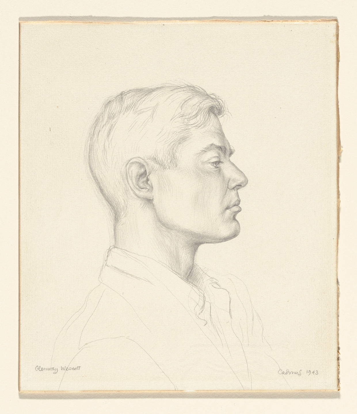Paul Cadmus. Glenway Wescott. 1943