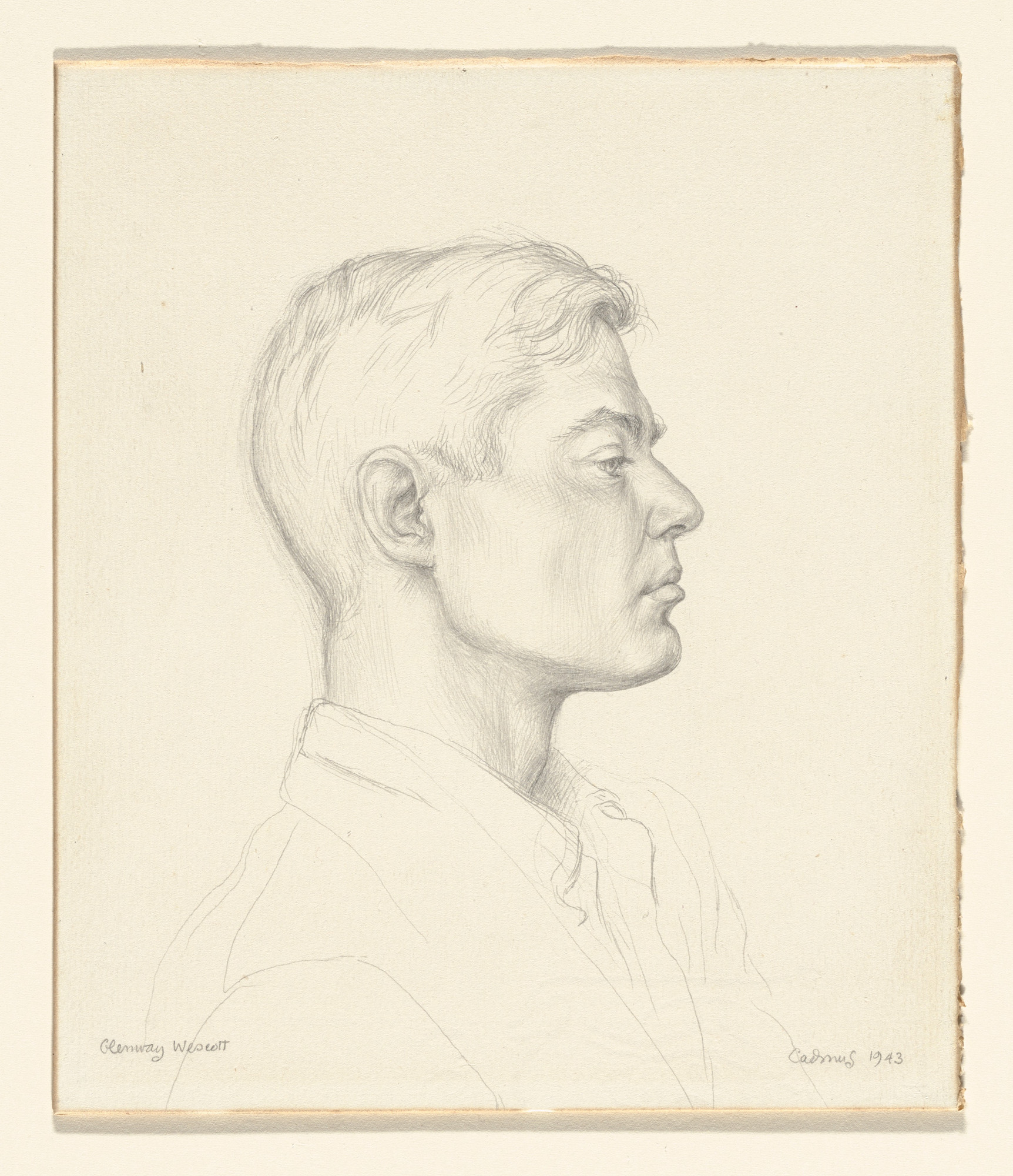 Paul Cadmus. Glenway Wescott. 1943 | MoMA