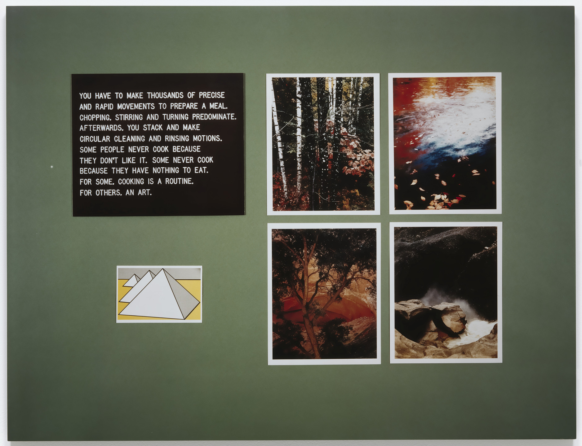 Louise Lawler. (Jenny Holzer and Other Artists) Kelly Green. 1982