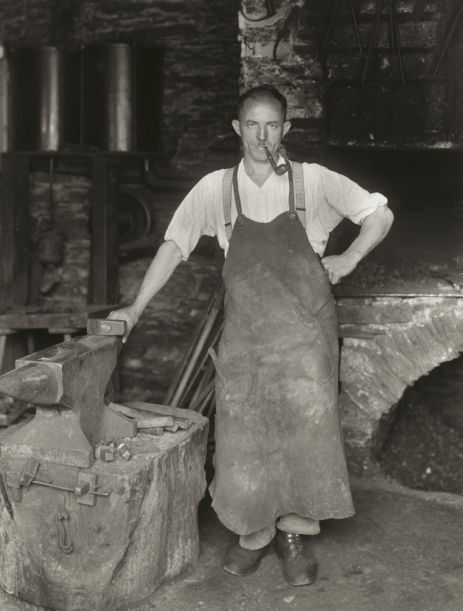 August Sander. Blacksmith