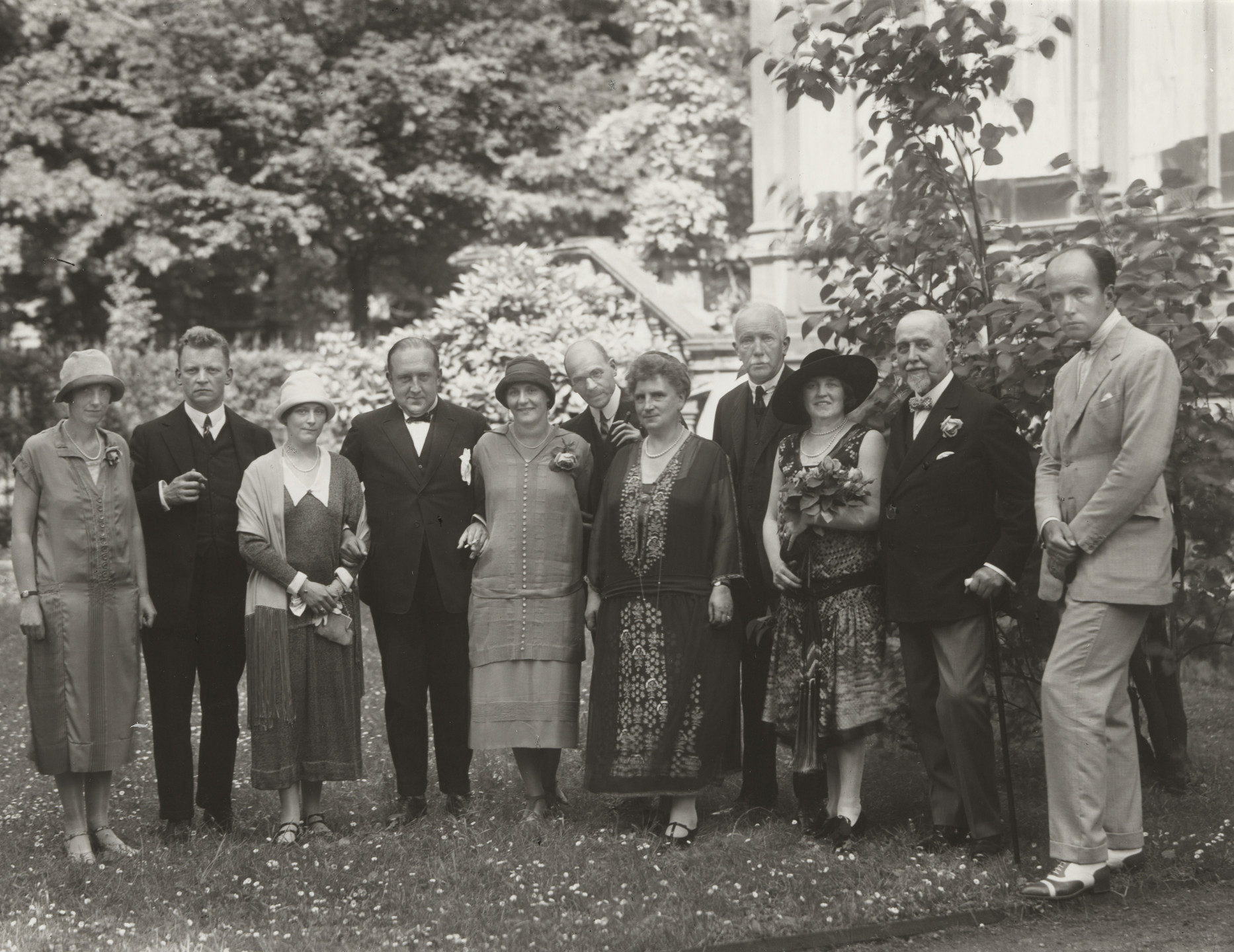 August Sander. Reception given by the Cologne Music Patron, Victor Schnitzler. 1925