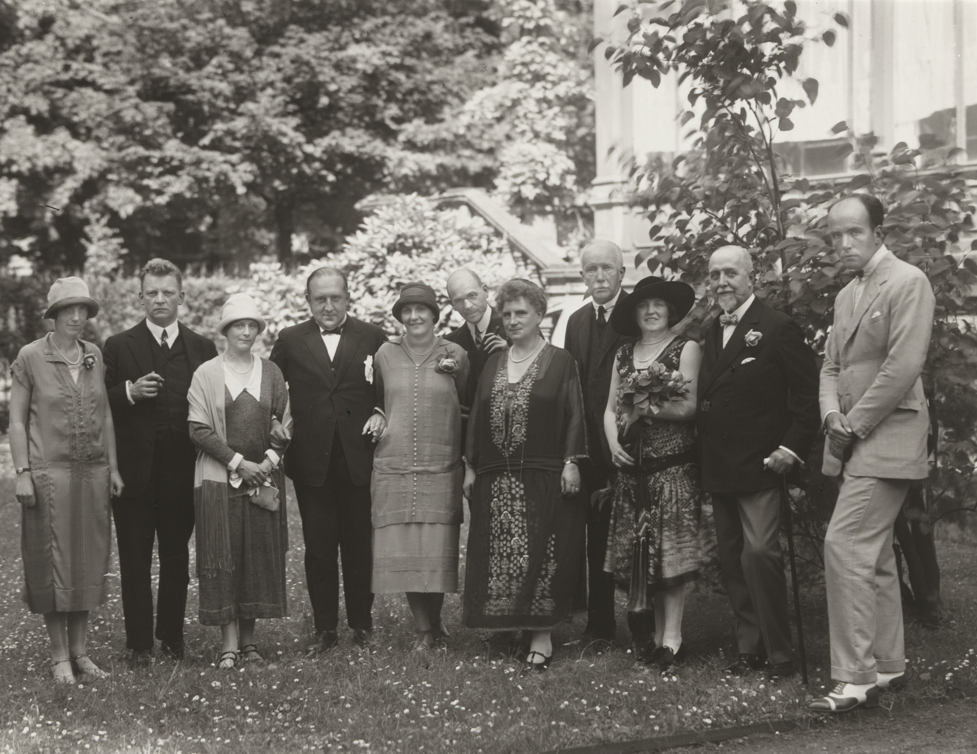 August Sander. Reception given by the Cologne Music Patron, Victor Schnitzler