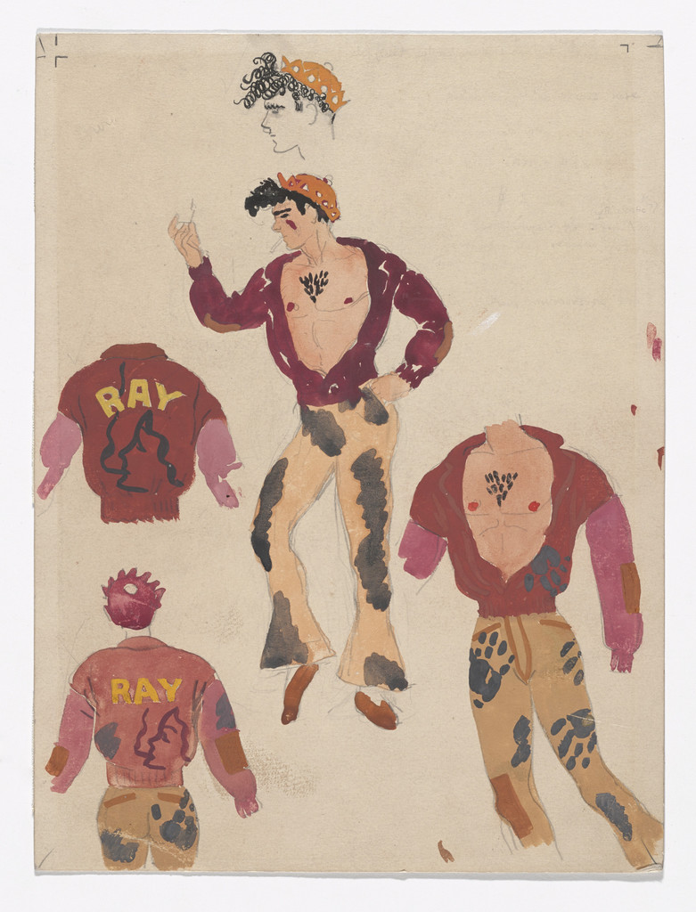 Ray. Costume design for the ballet Filling Station