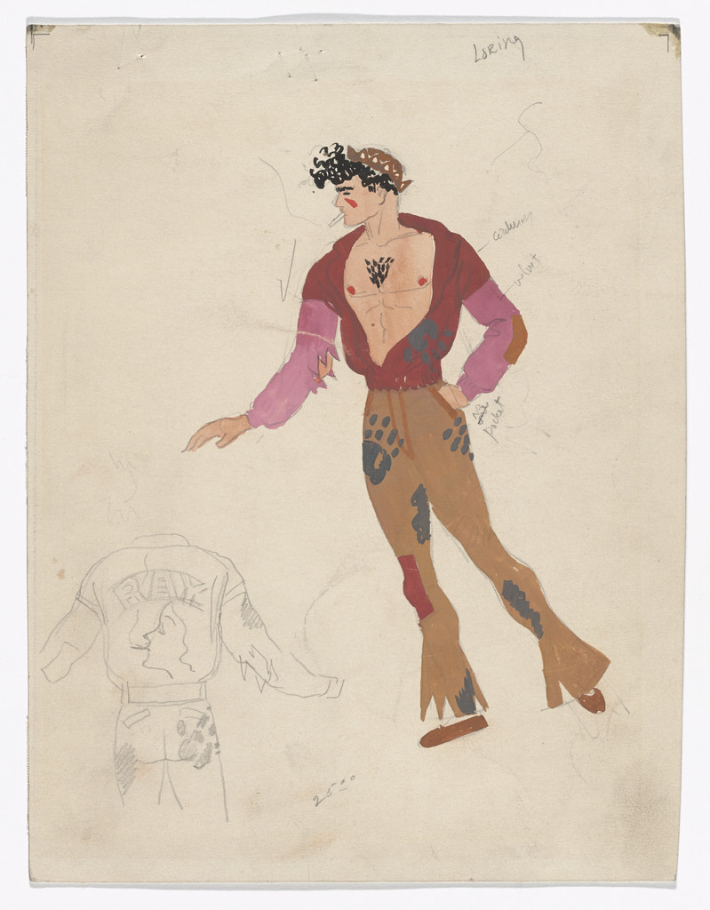Ray. Costume design for the ballet Filling Station