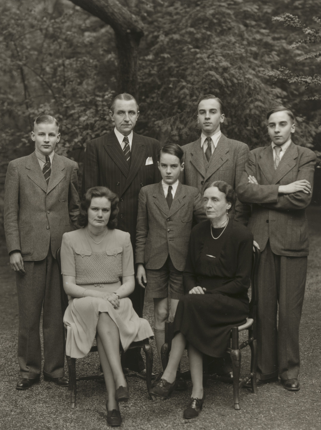 August Sander. Family of a State Premier[Wilhelm Boden]. c. 1950