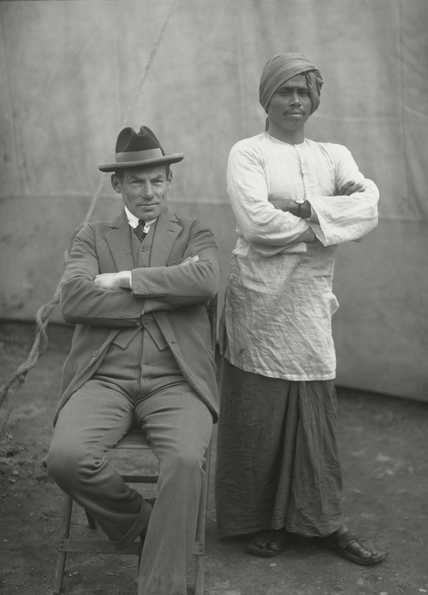 August Sander. Indian with Manager