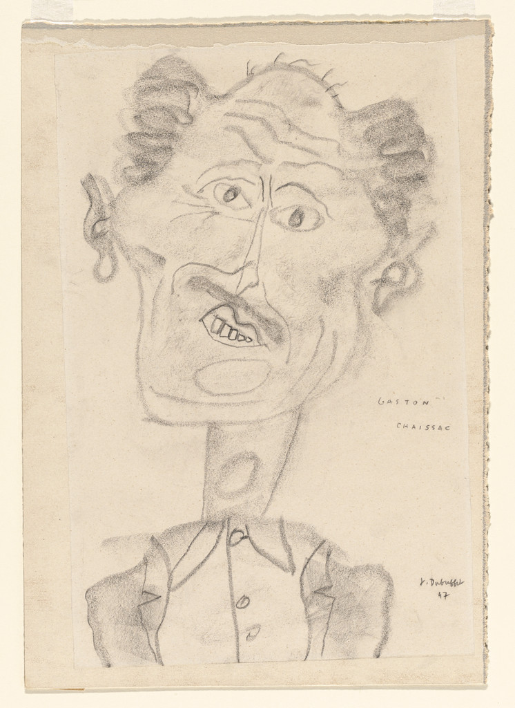 Gaston Chaissac, Jean Dubuffet, 1947, Crayon on paper