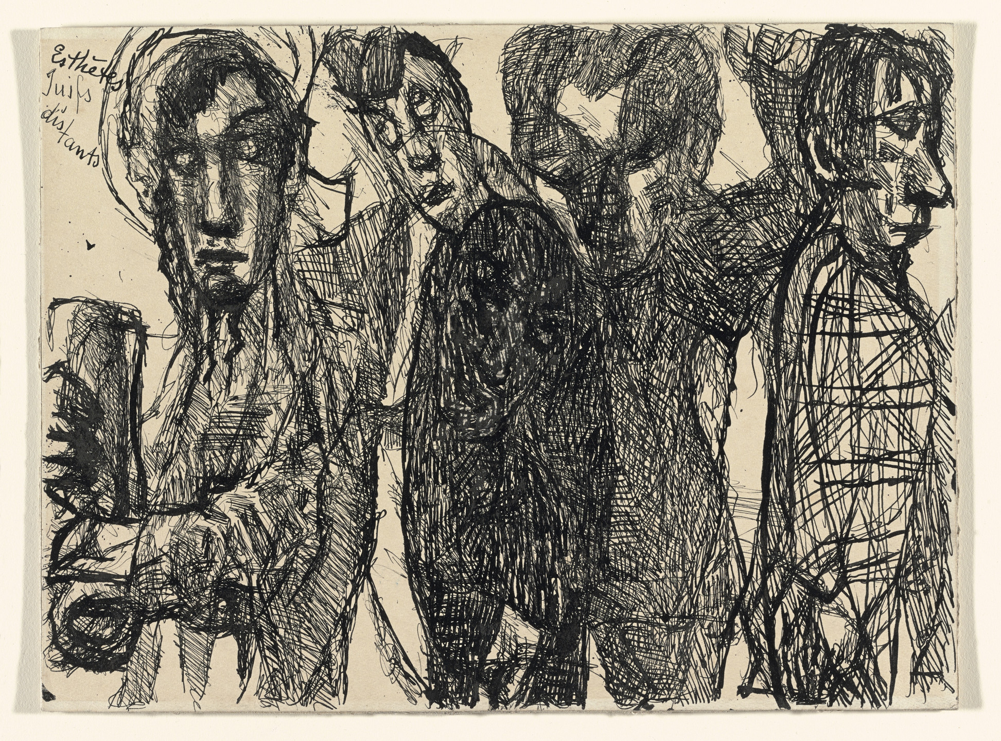 Louis Soutter. Esthètes juifs distants. c. 1930 - 1936