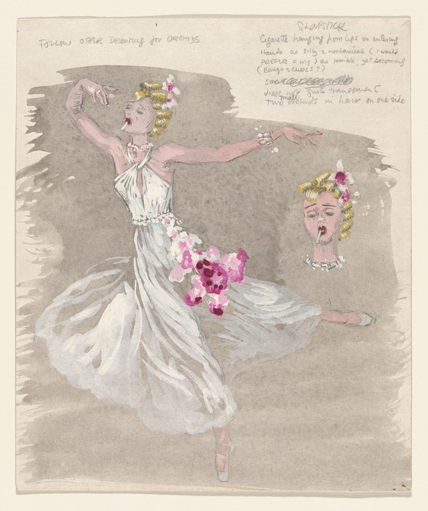 Rich Girl. Costume design for the ballet Filling Station