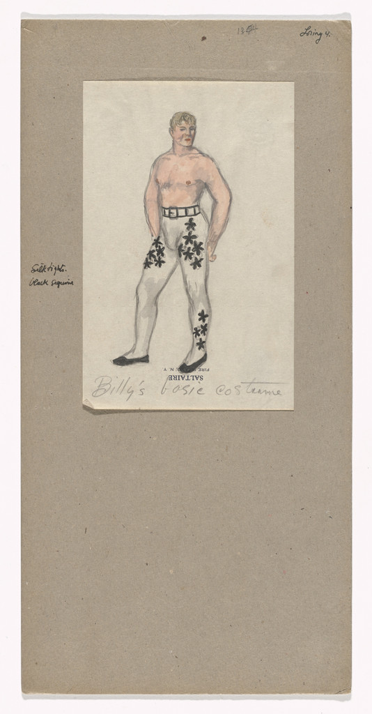 Billy's Basic Costume. Costume design for the ballet Billy the Kid
