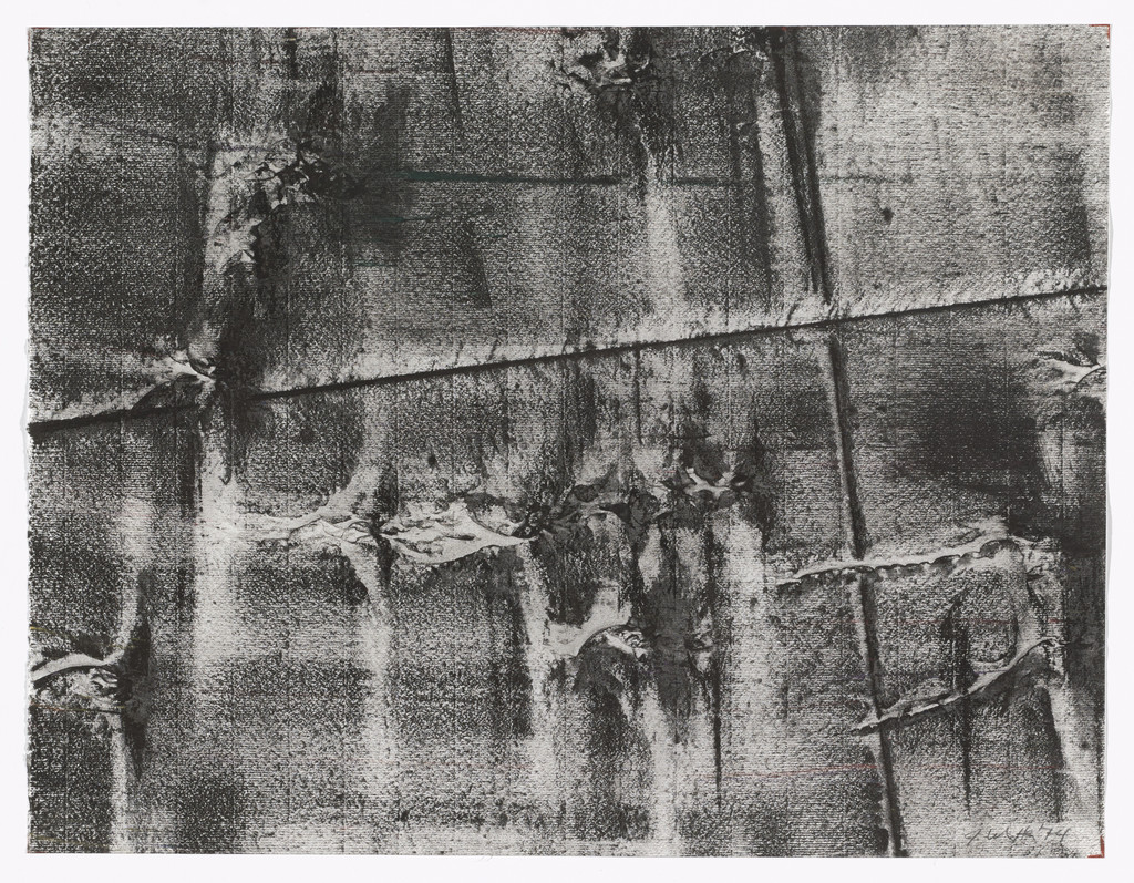 Broken Spaces #5, Jack Whitten, 1974