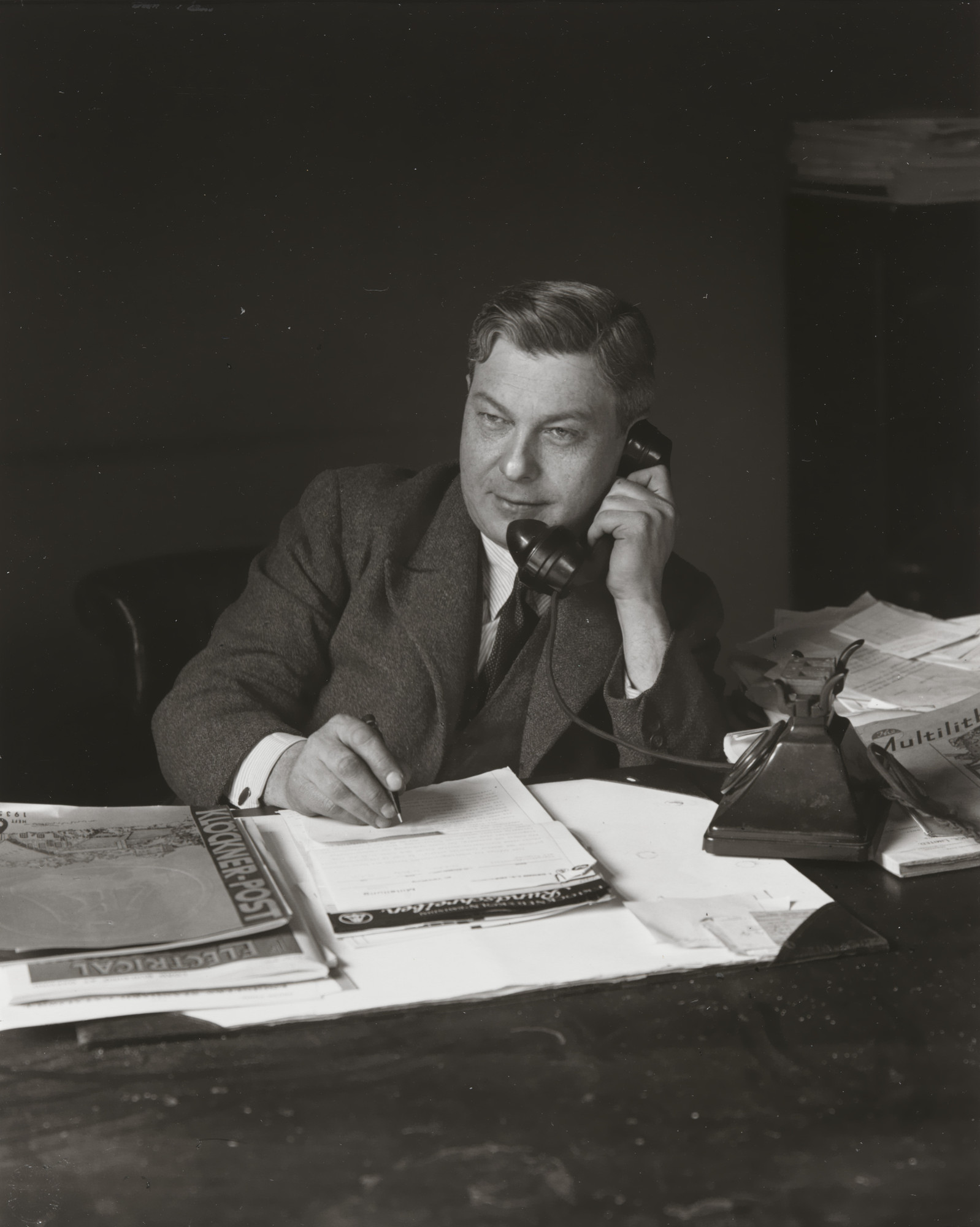 August Sander. Engineer and Advertising Manager