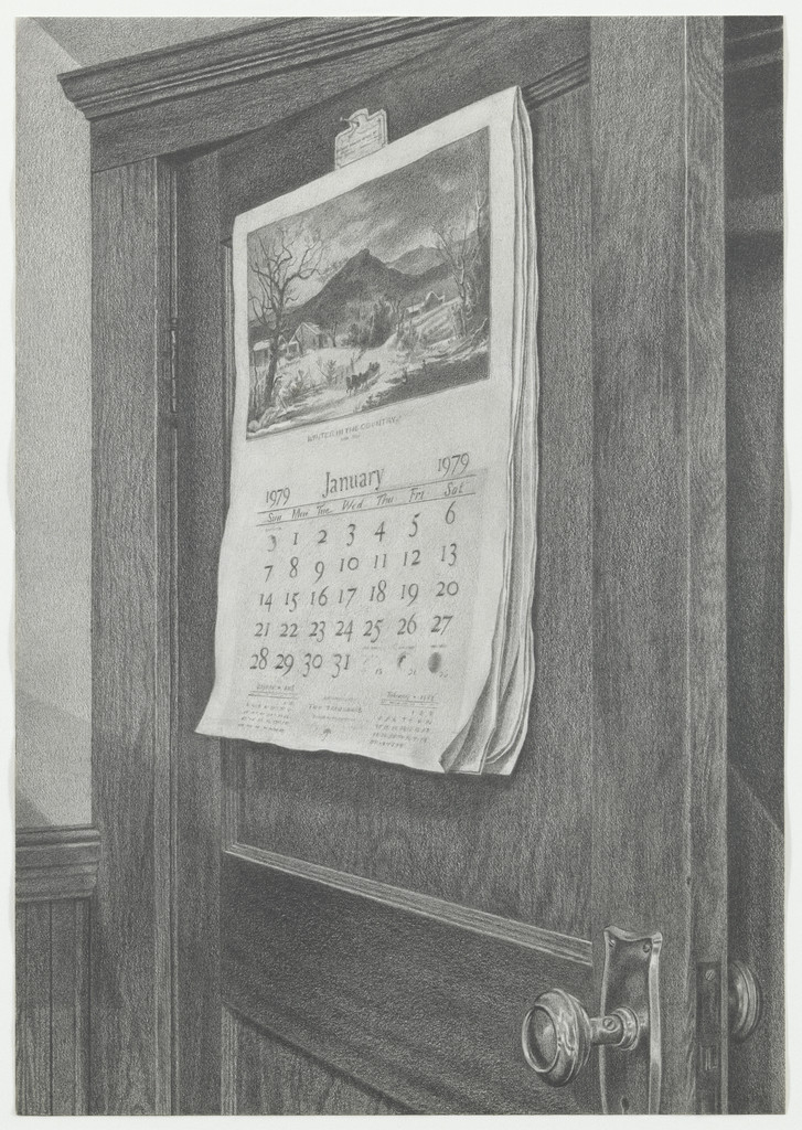 Winter in the Country, Catherine Murphy, (1979), Pencil on paper