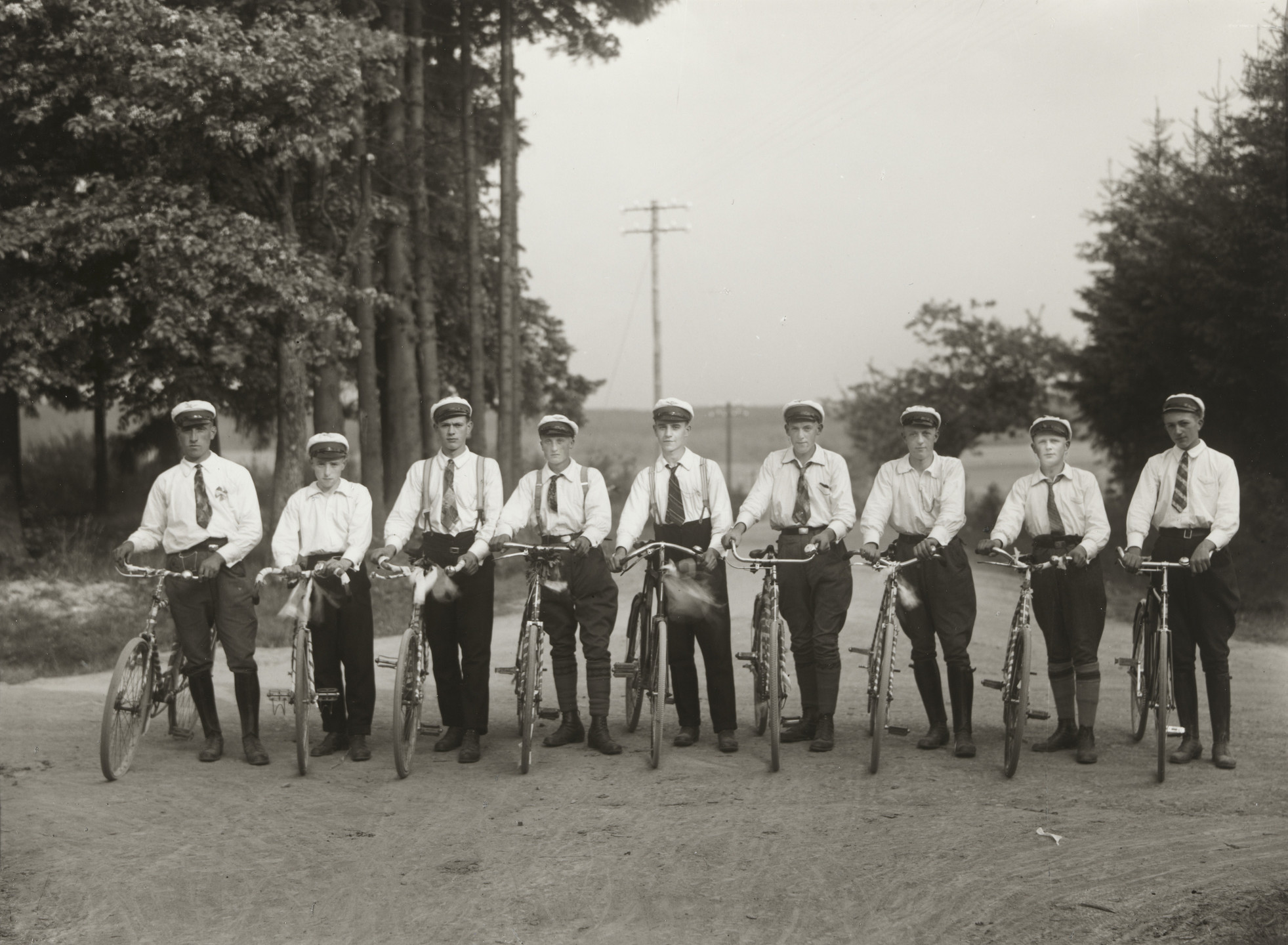 August Sander. Cycling Club. c. 1927
