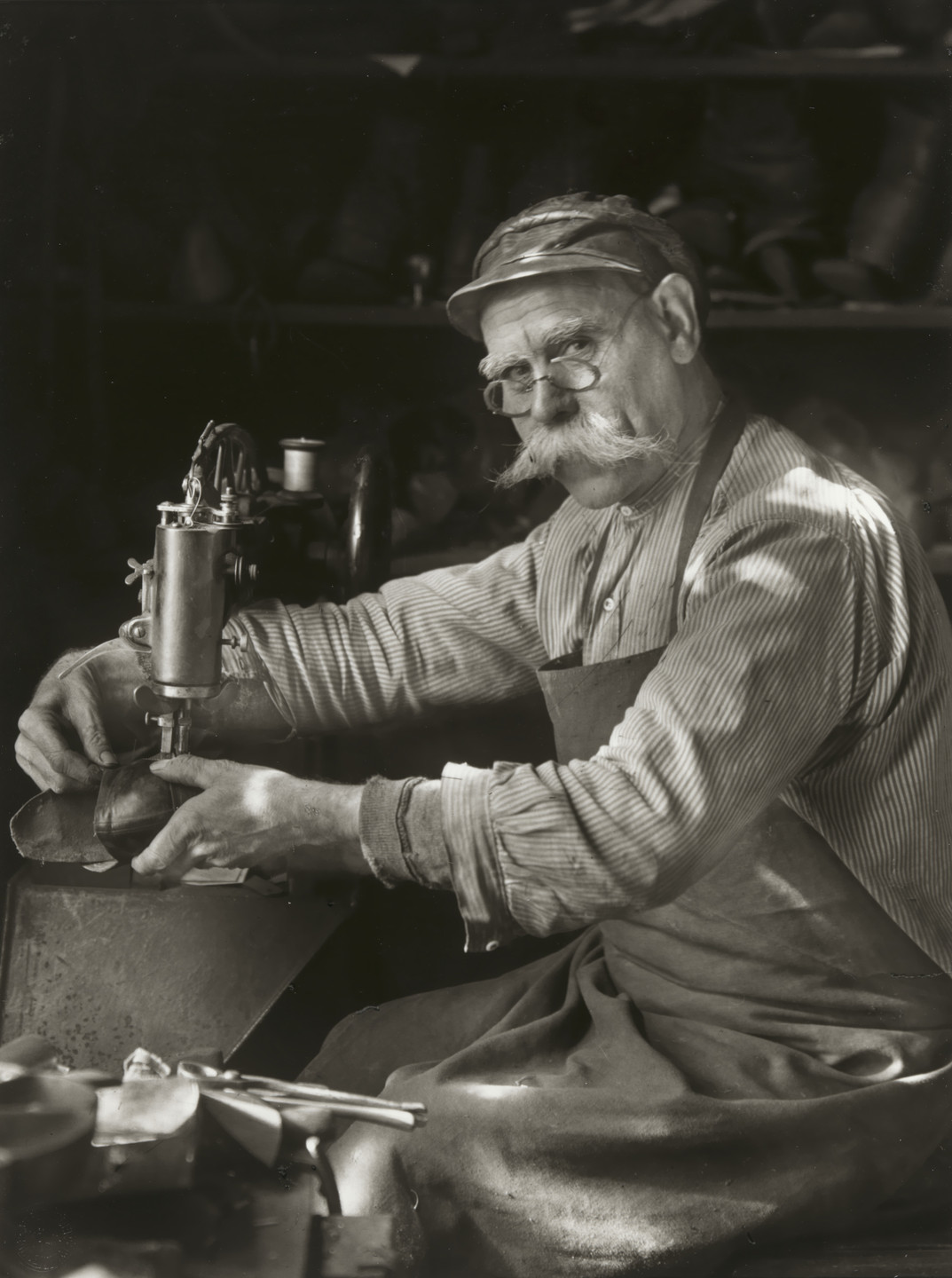 August Sander. Master Shoemaker. 1940-42 | MoMA