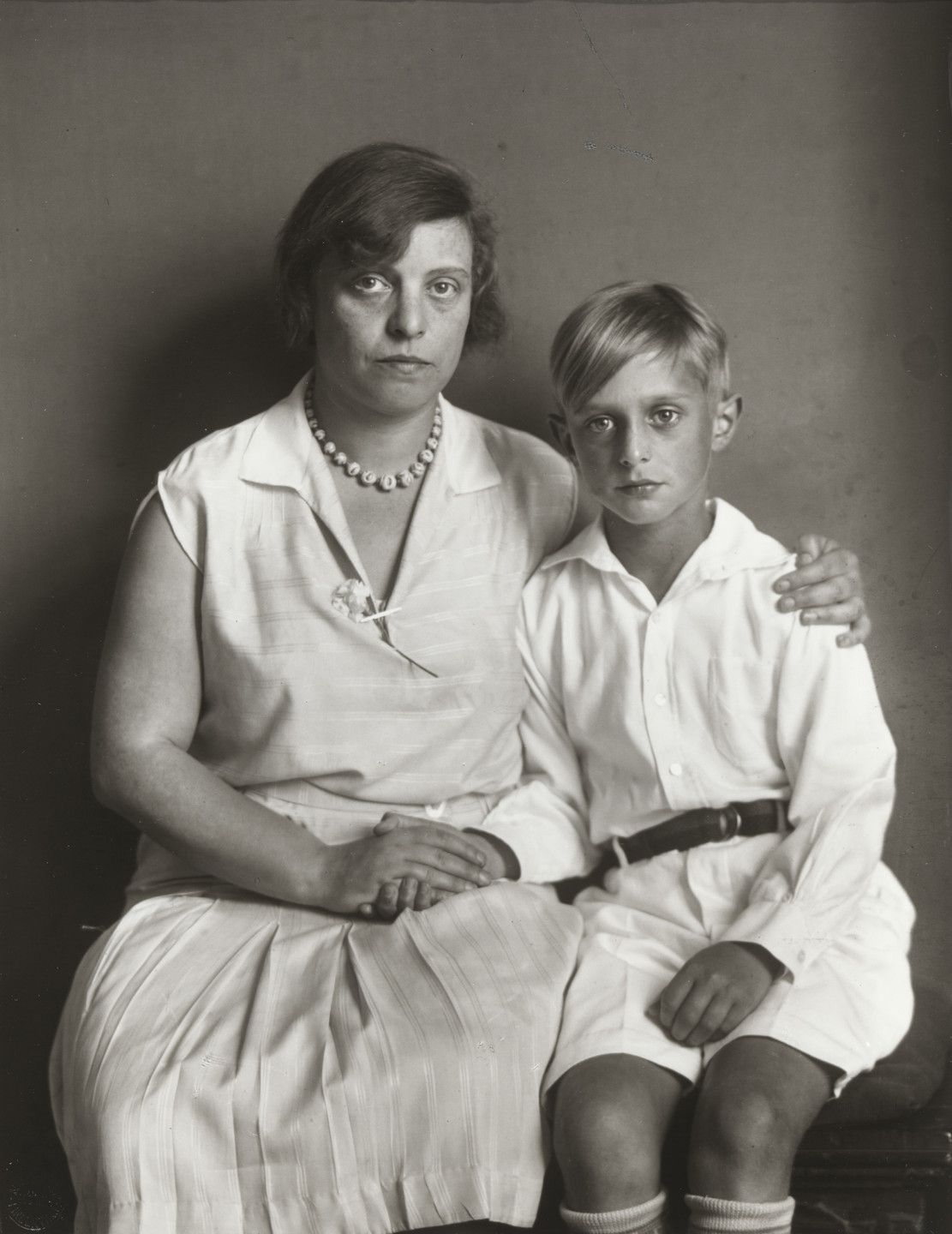 August Sander. Mother and Son [Lou Straus-Ernst with son Jimmy]. 1928