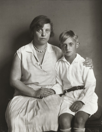 August Sander. Mother and Son [Lou Straus-Ernst with son Jimmy]. 1928