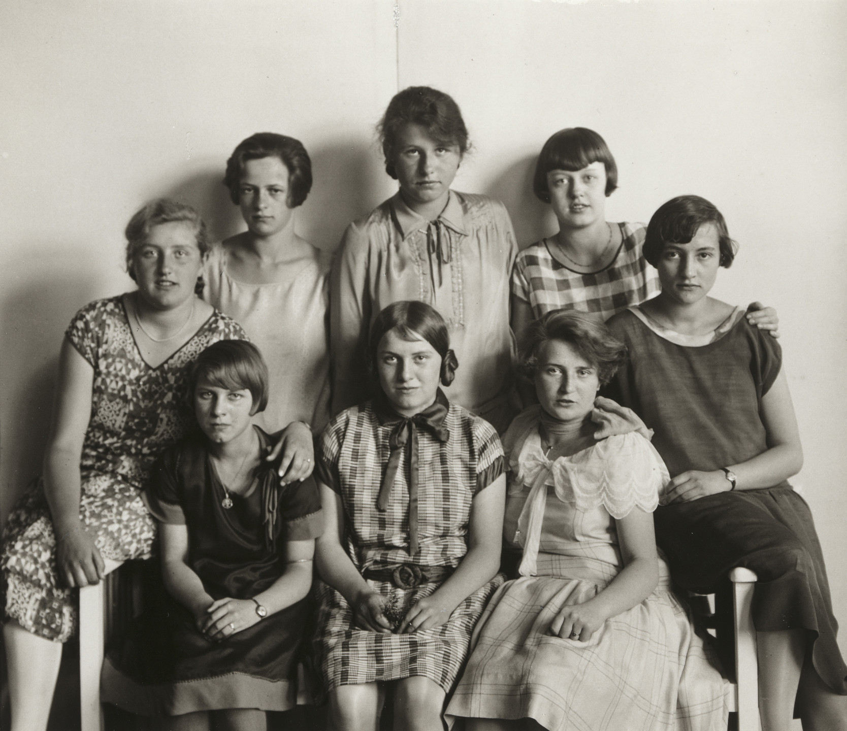 August Sander. Birthday Party [below, center Sigrid Sander]. 1927