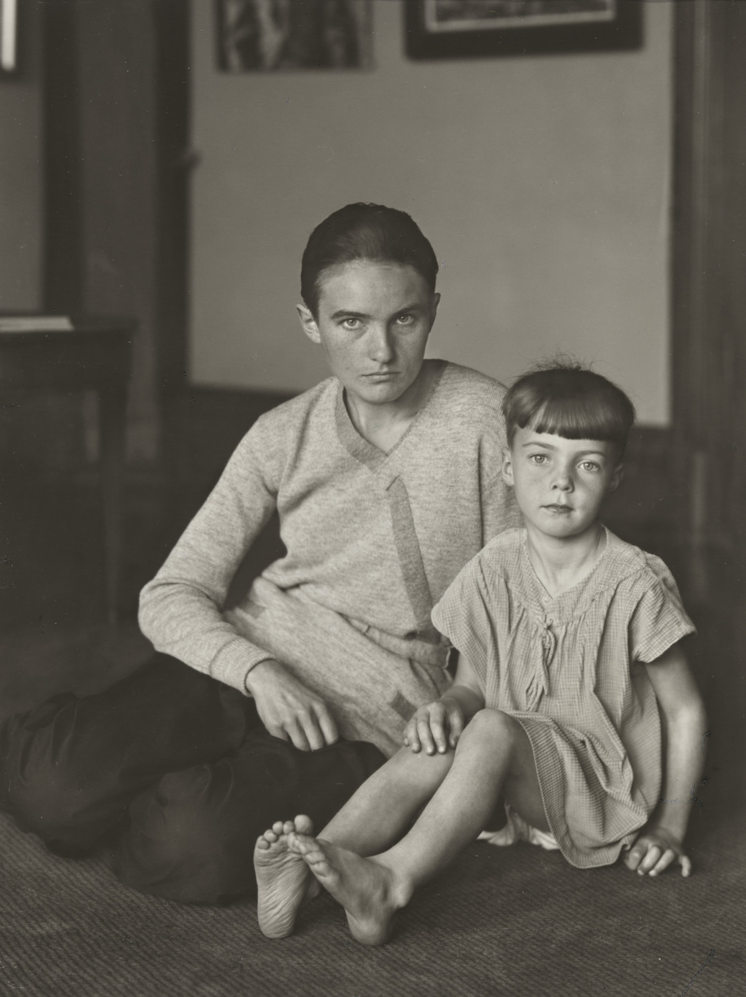 August Sander. Mother and Daughter [Helene Abelen with Daughter Josepha]. c. 1926