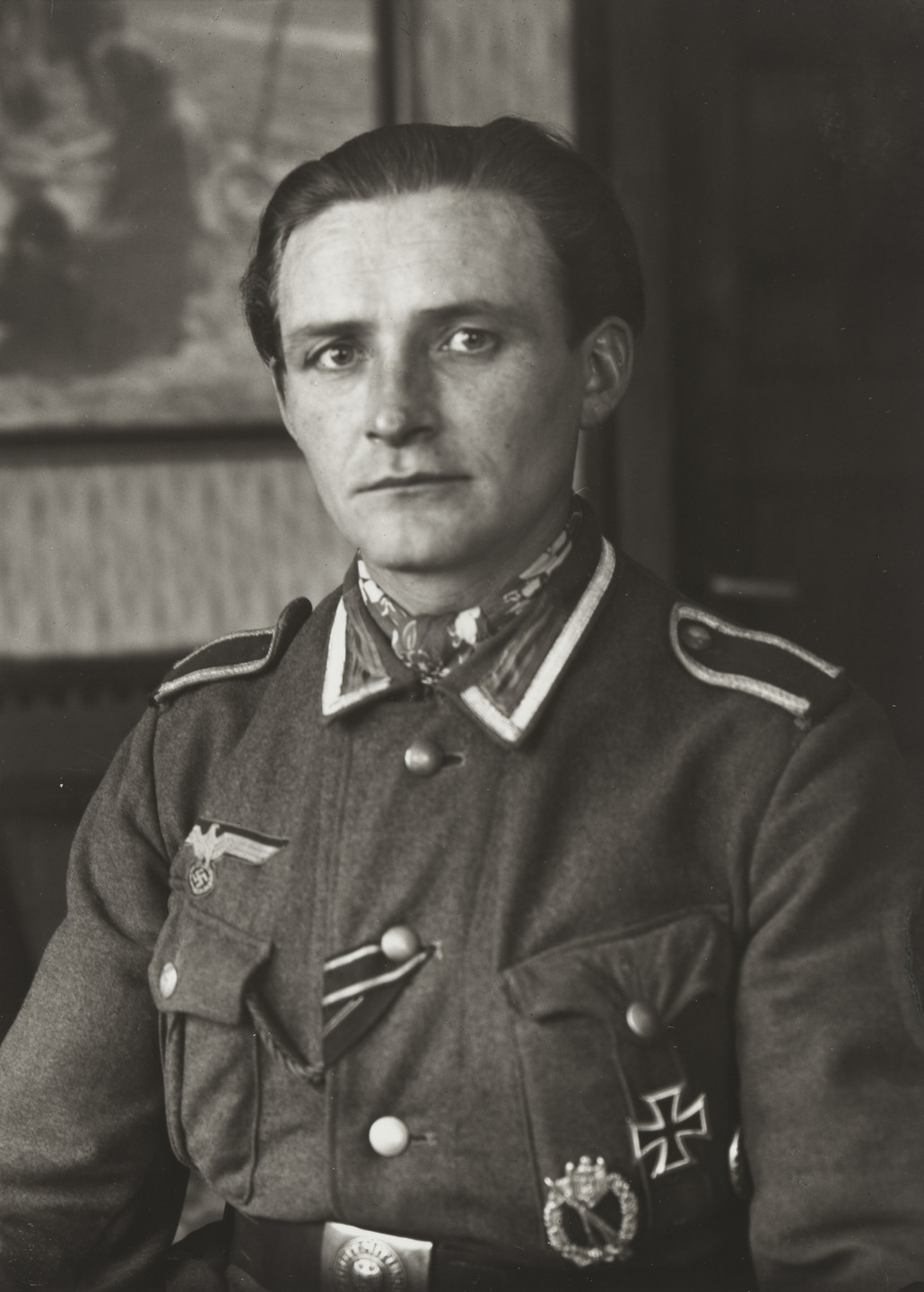 August Sander. Non-commissioned Officer. c. 1944