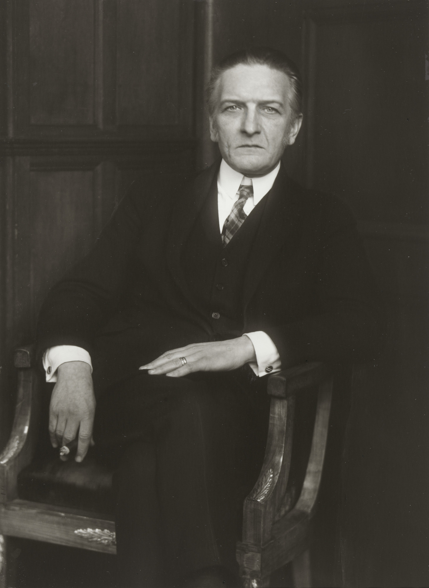 August Sander. The Art Scholar [Wilhelm Schäfer]