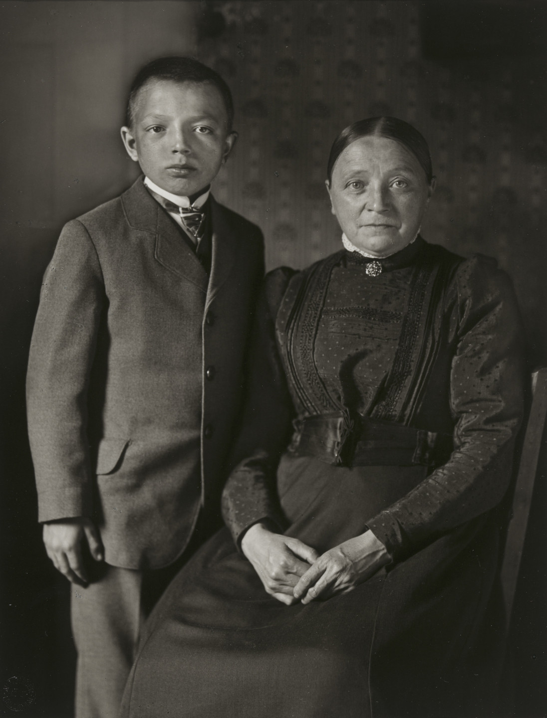 August Sander. Farmer’s Wife and her Grandson. c. 1919