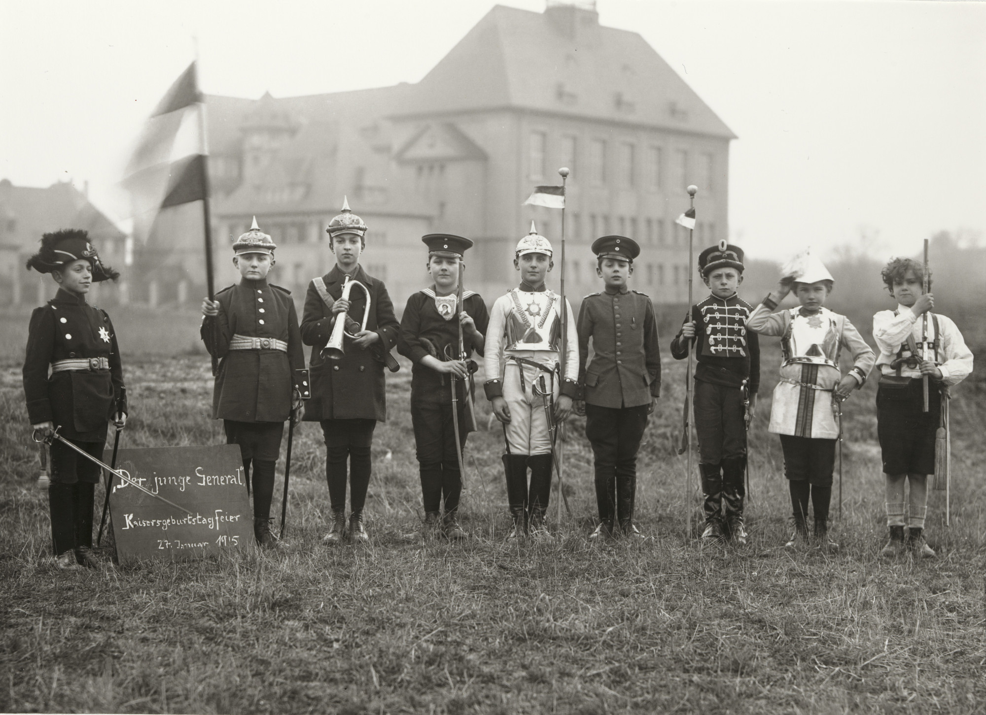 August Sander. Kaiser’s Birthday Celebration