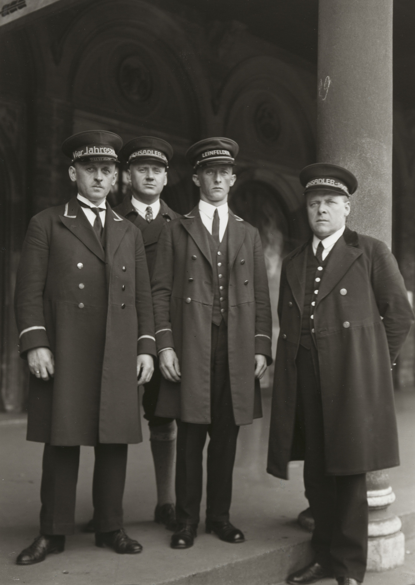 August Sander. Hotel Staff in Hamburg