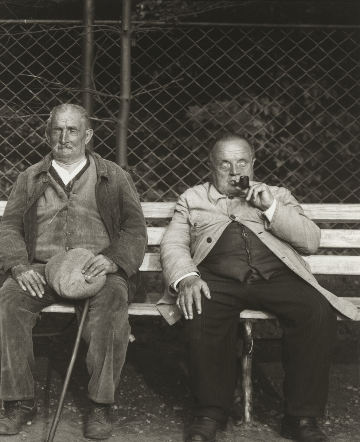 August Sander. Blind Miner and Blind Soldier. c. 1930