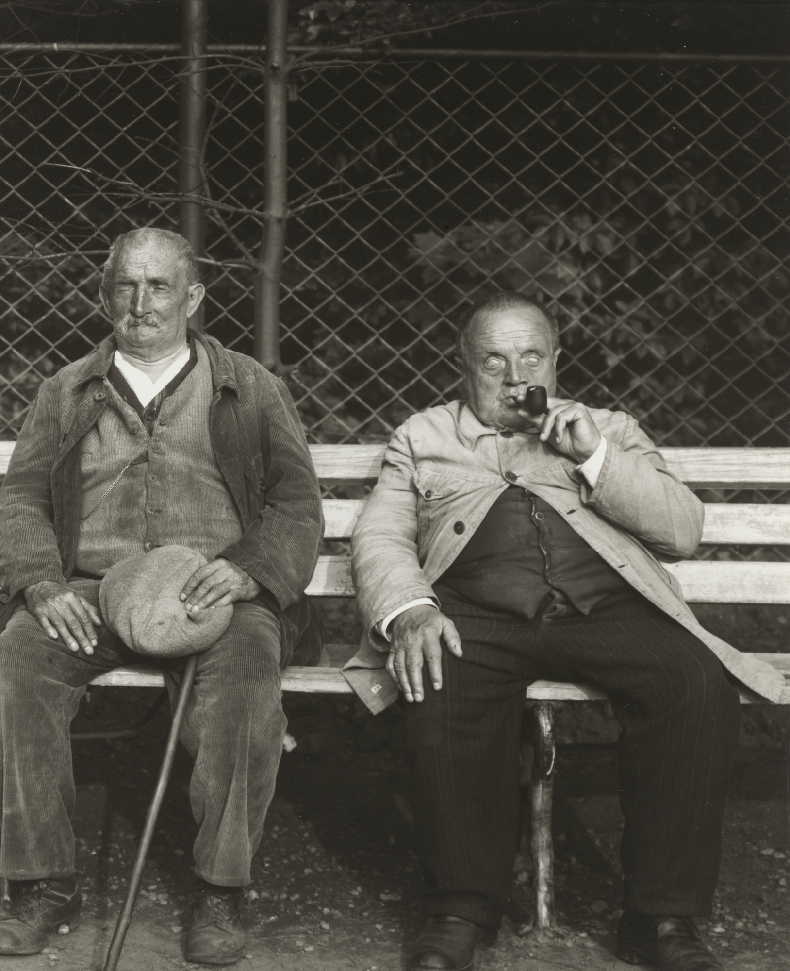 August Sander. Blind Miner and Blind Soldier