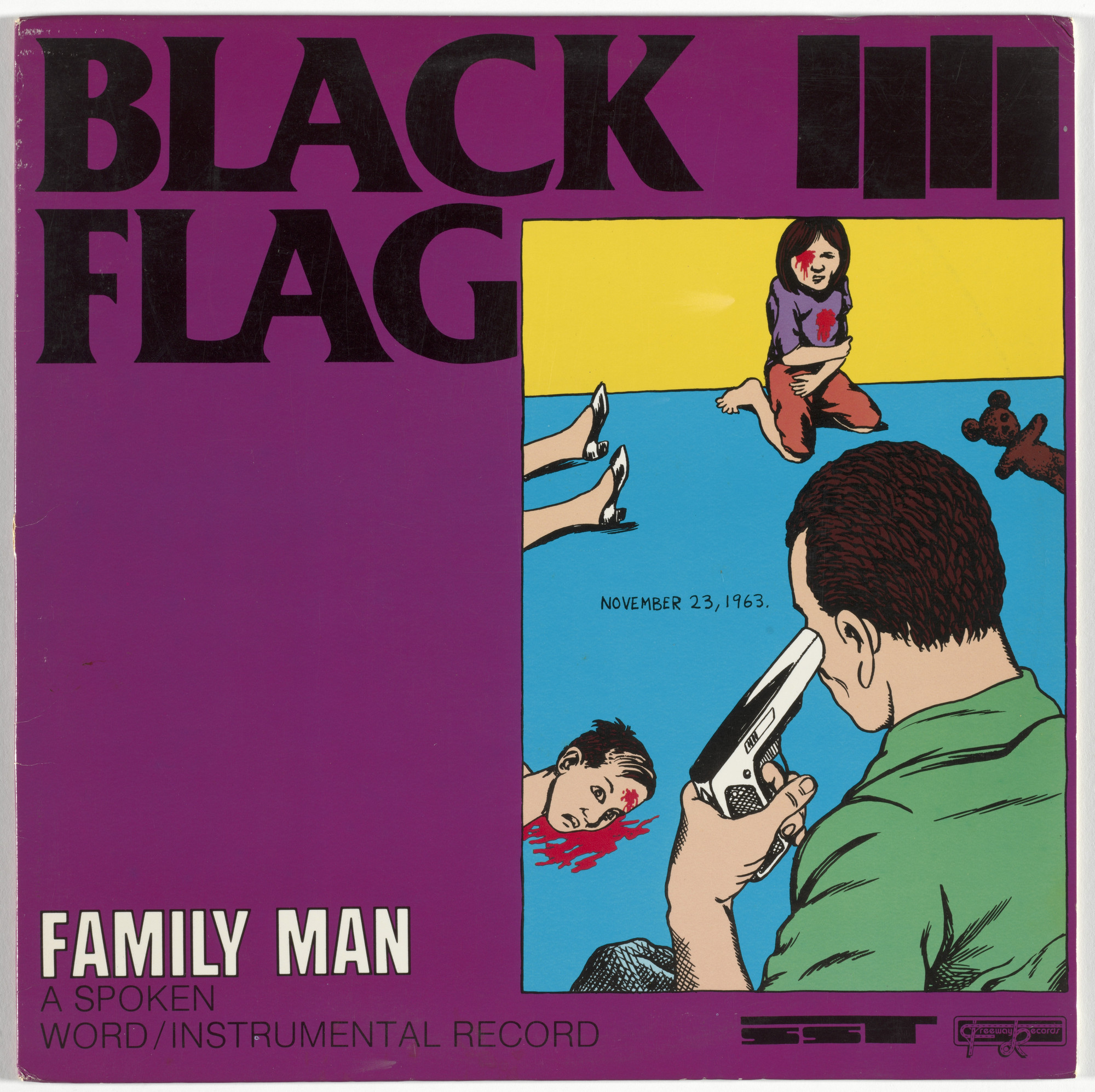 Black Flag, Raymond Pettibon. Family Man