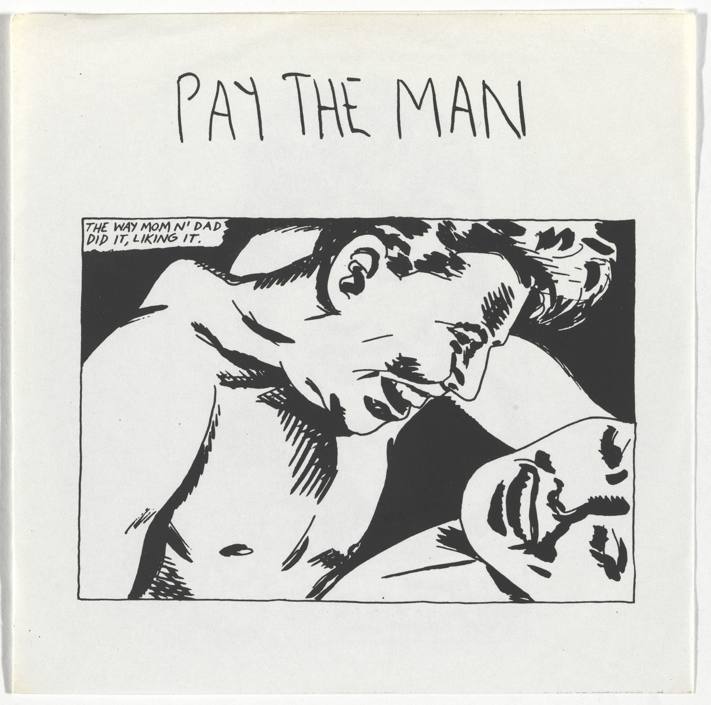 Pay The Man, Raymond Pettibon. Popeye and Dirty Cop Bust. 1990