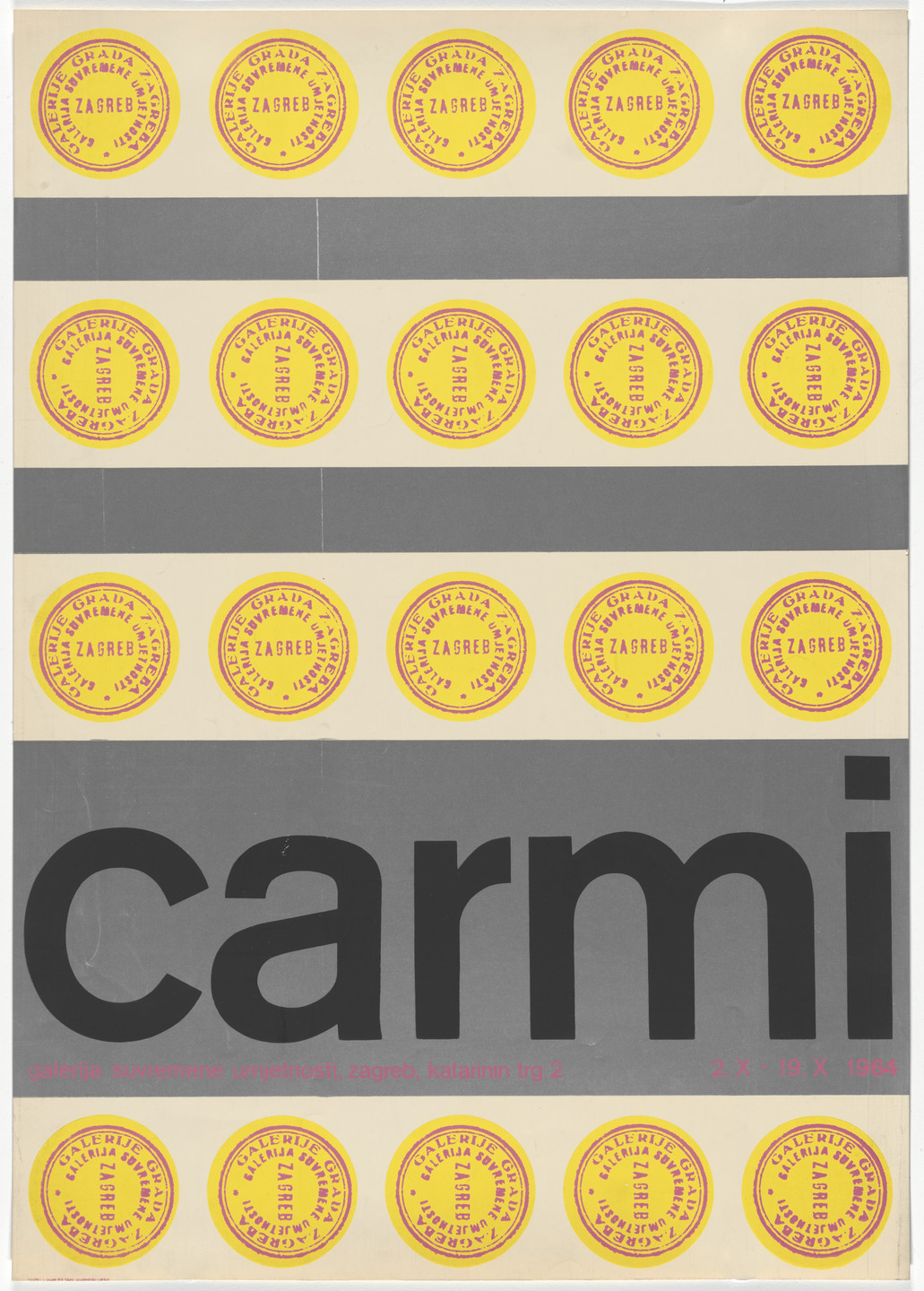 Ivan Picelj. Carmi. 1964