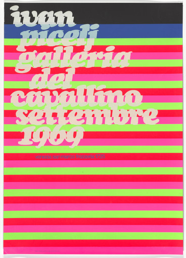 Ivan Picelj, Galeria del Cavallino, Settembre 1969