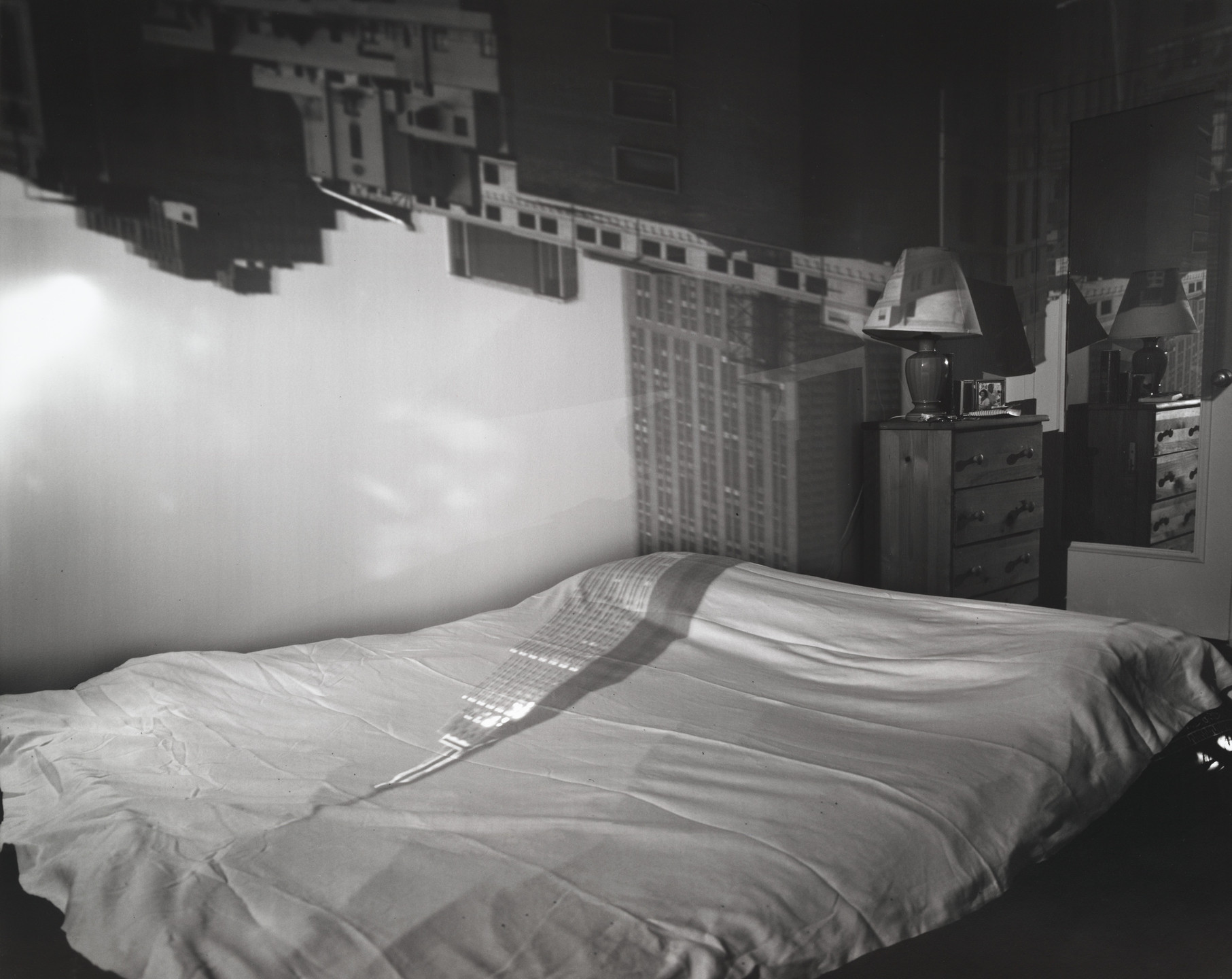 Abelardo Morell. Camera Obscura Image of the Empire State Building in Bedroom. 1994