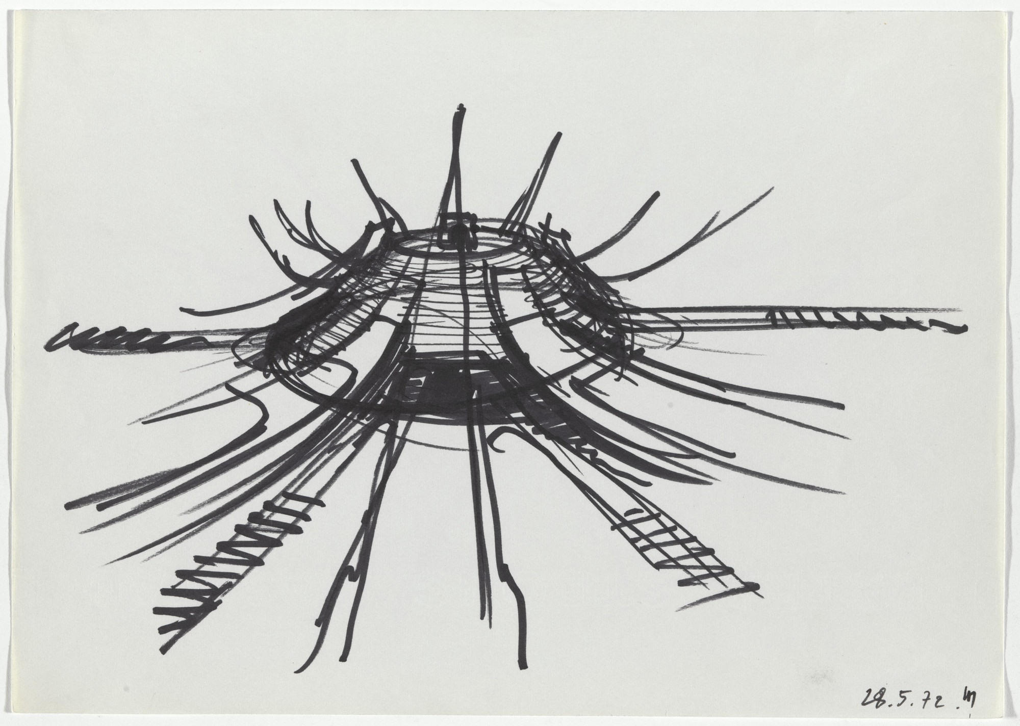 Claude Parent. The Conquest, Rond-Point des Champs-Elysées”