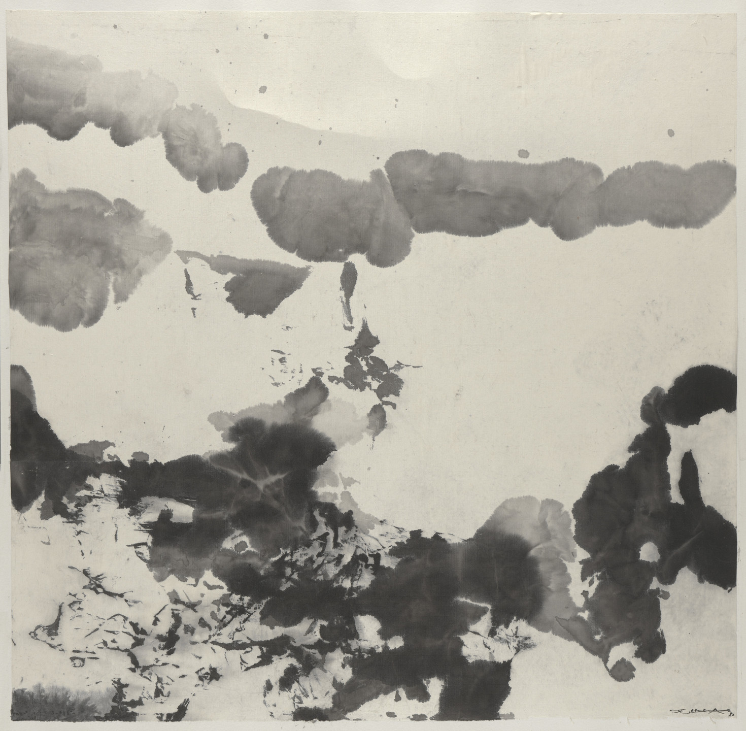 Zao Wou-ki. Sans titre (Untitled). 1980