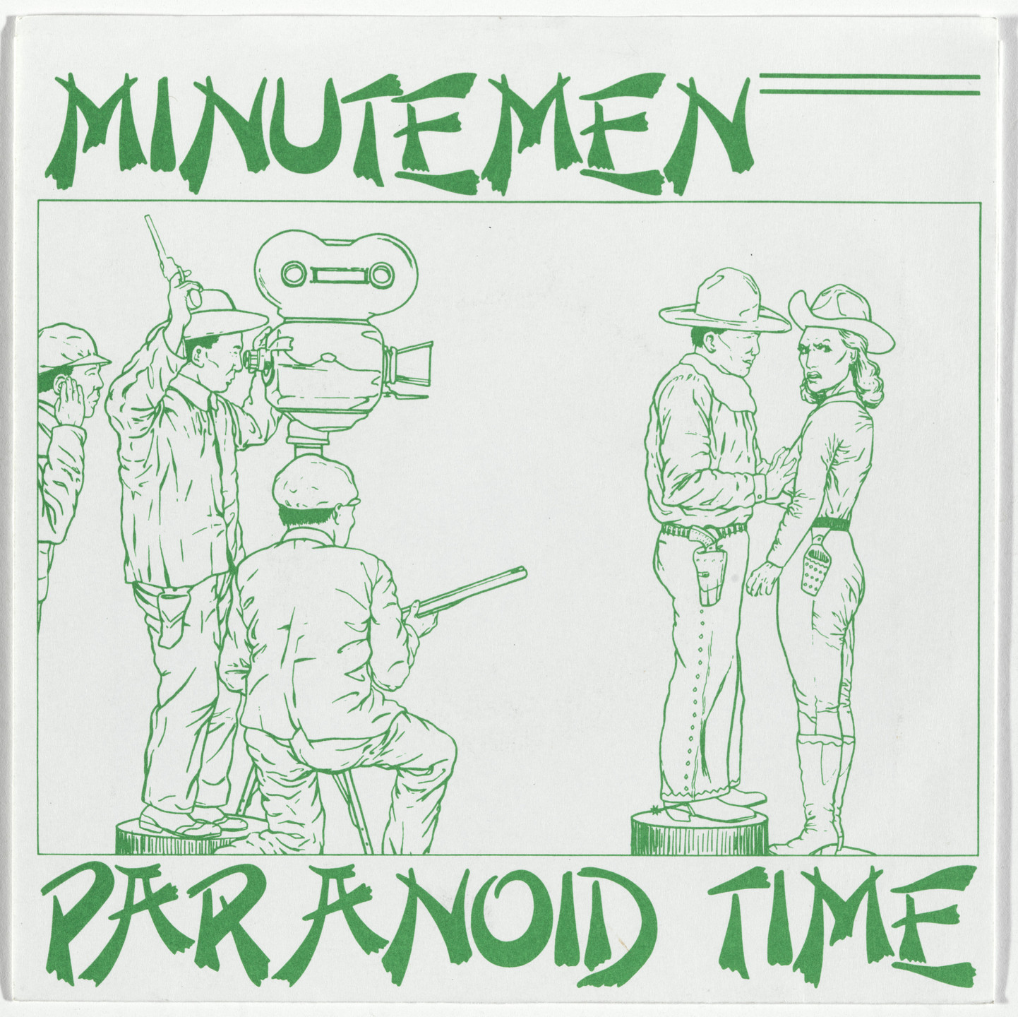 Minutemen, Raymond Pettibon. Paranoid Time. 1980