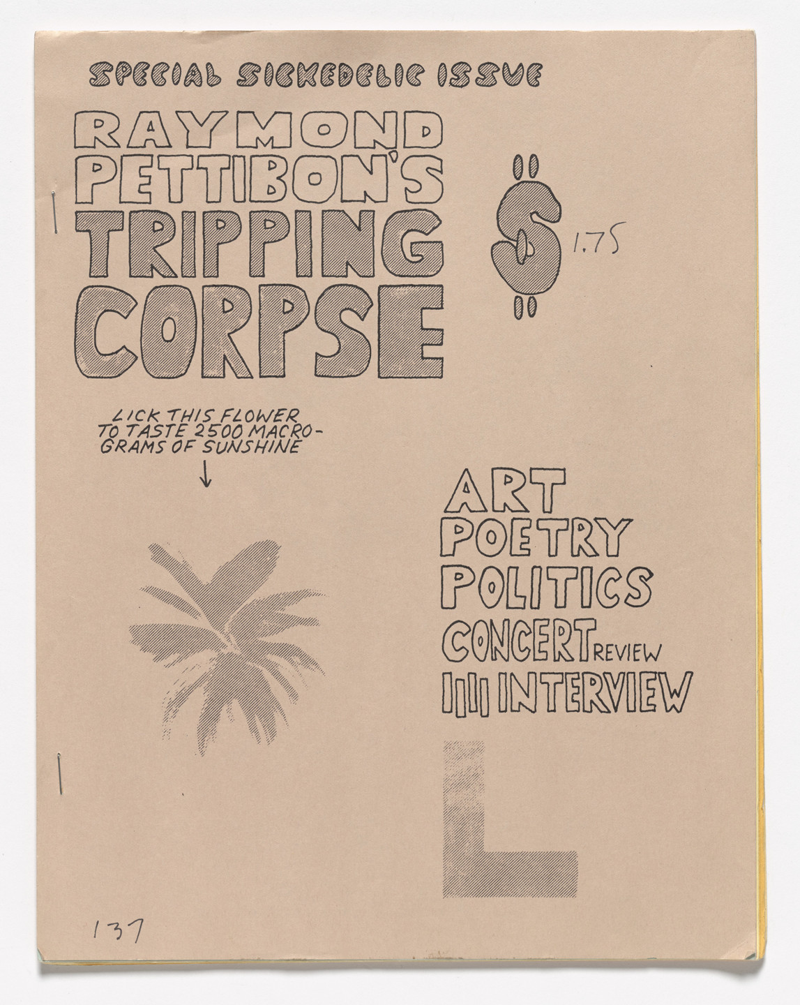 Raymond Pettibon. Tripping Corpse. 1981