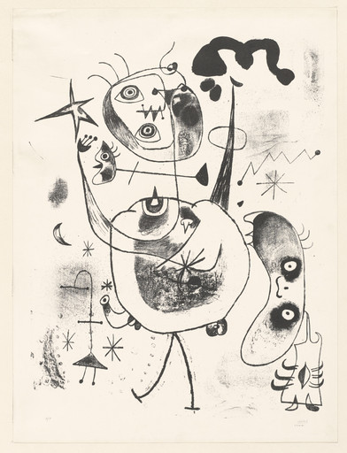 Joan Miro、LA PLAGE A CAMBRILS、海外版超希少レゾネ W1siZiIsIjMzMDQ5MyJdLFsicCIsIm