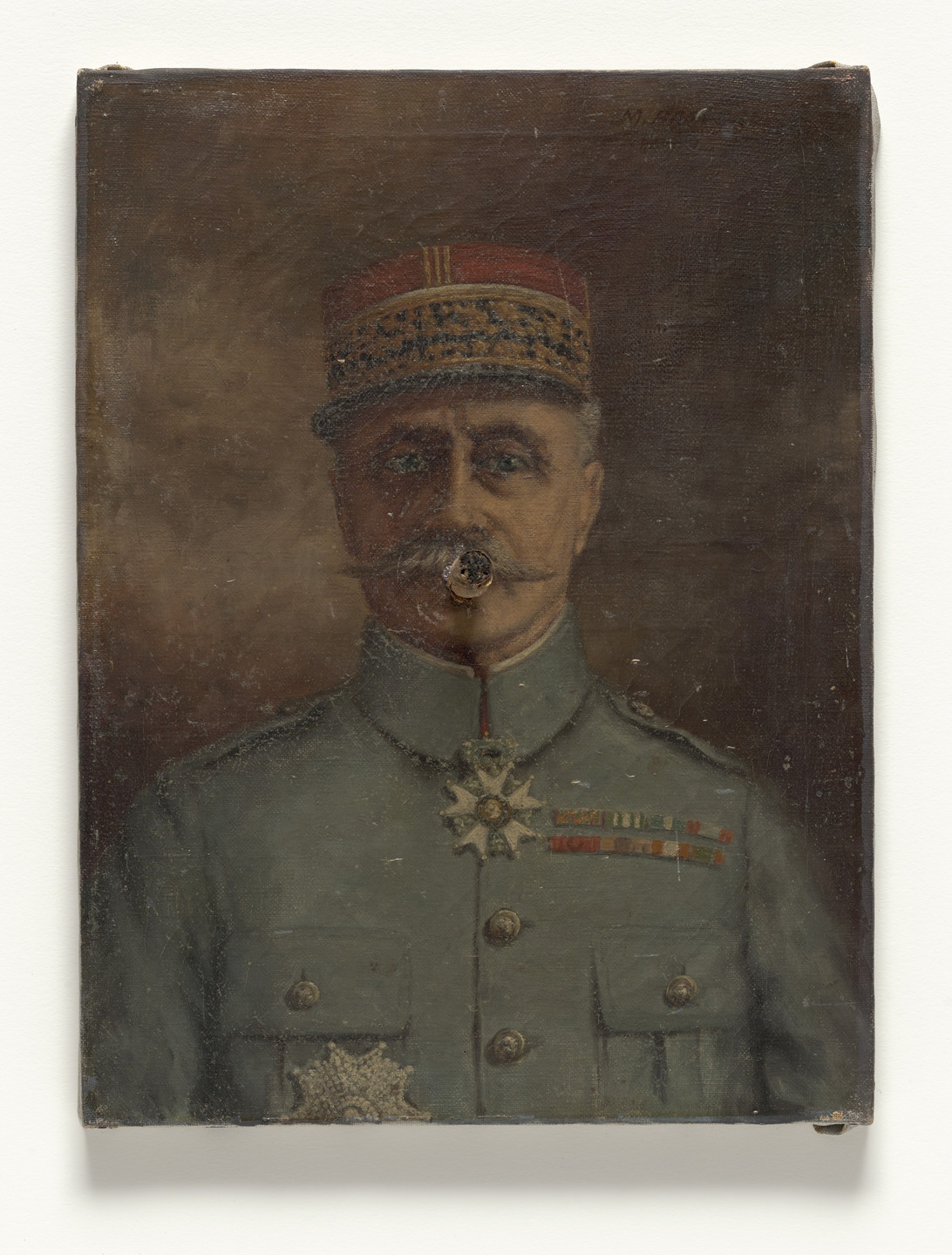 Marcel Broodthaers. Untitled (General with Cigar). 1970