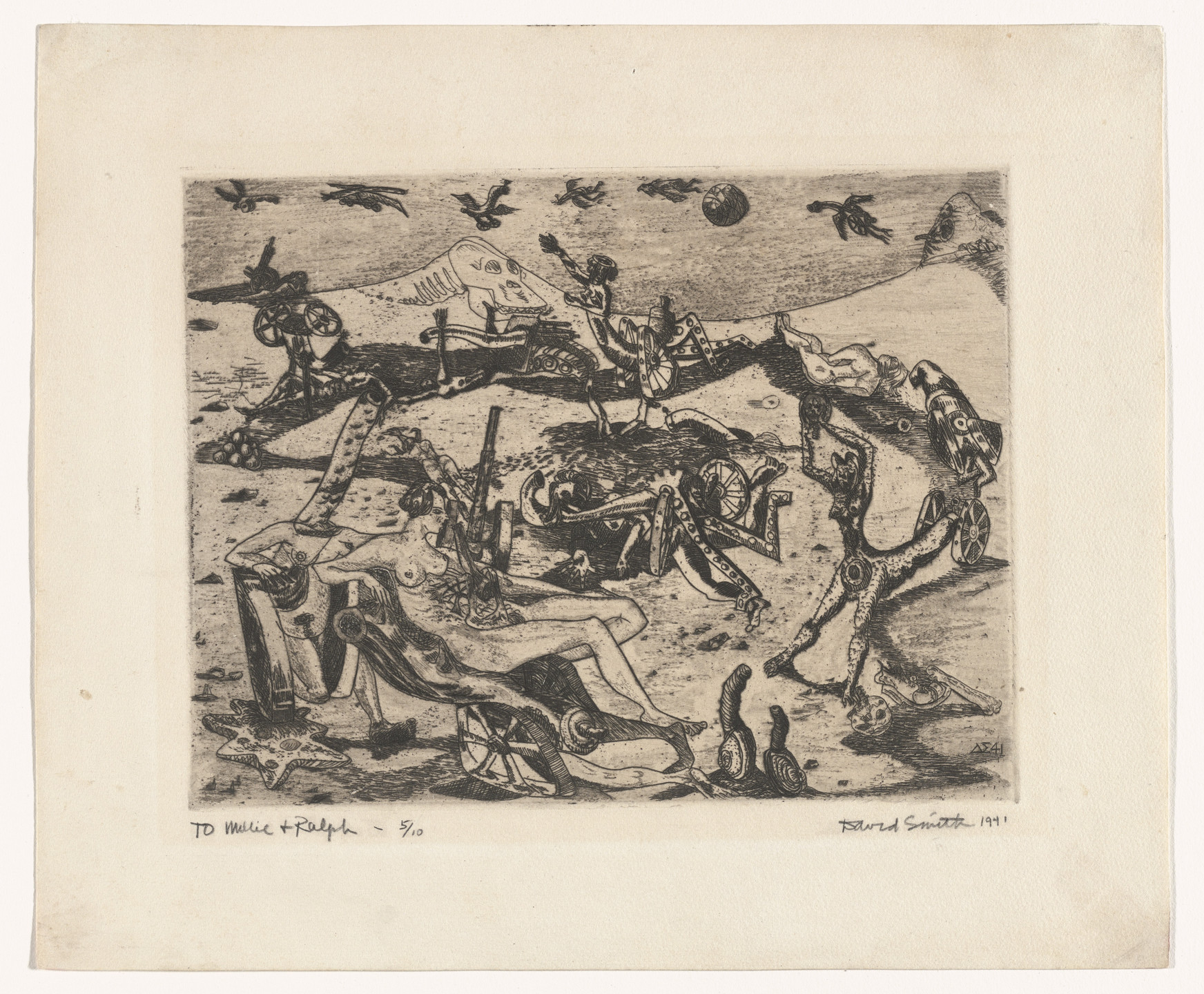 David Smith. Women in War. 1941